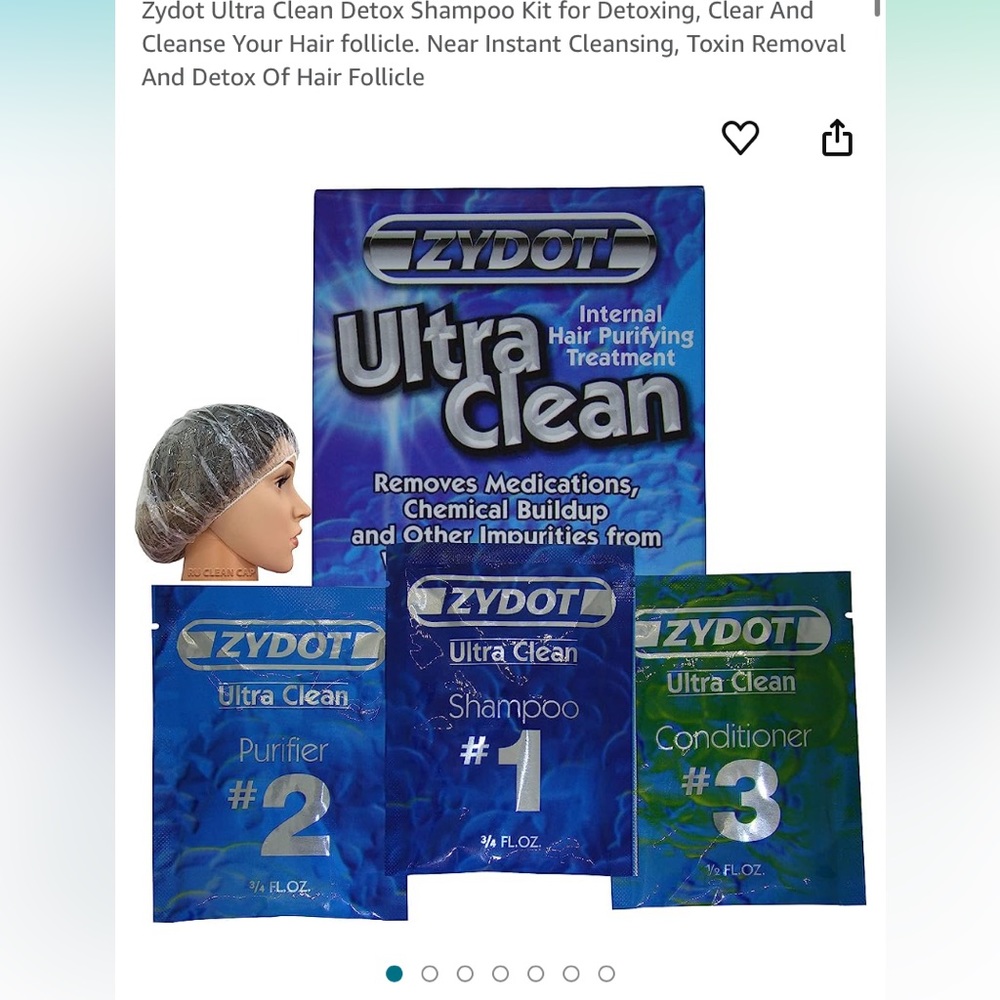 Hair detox for drug tests